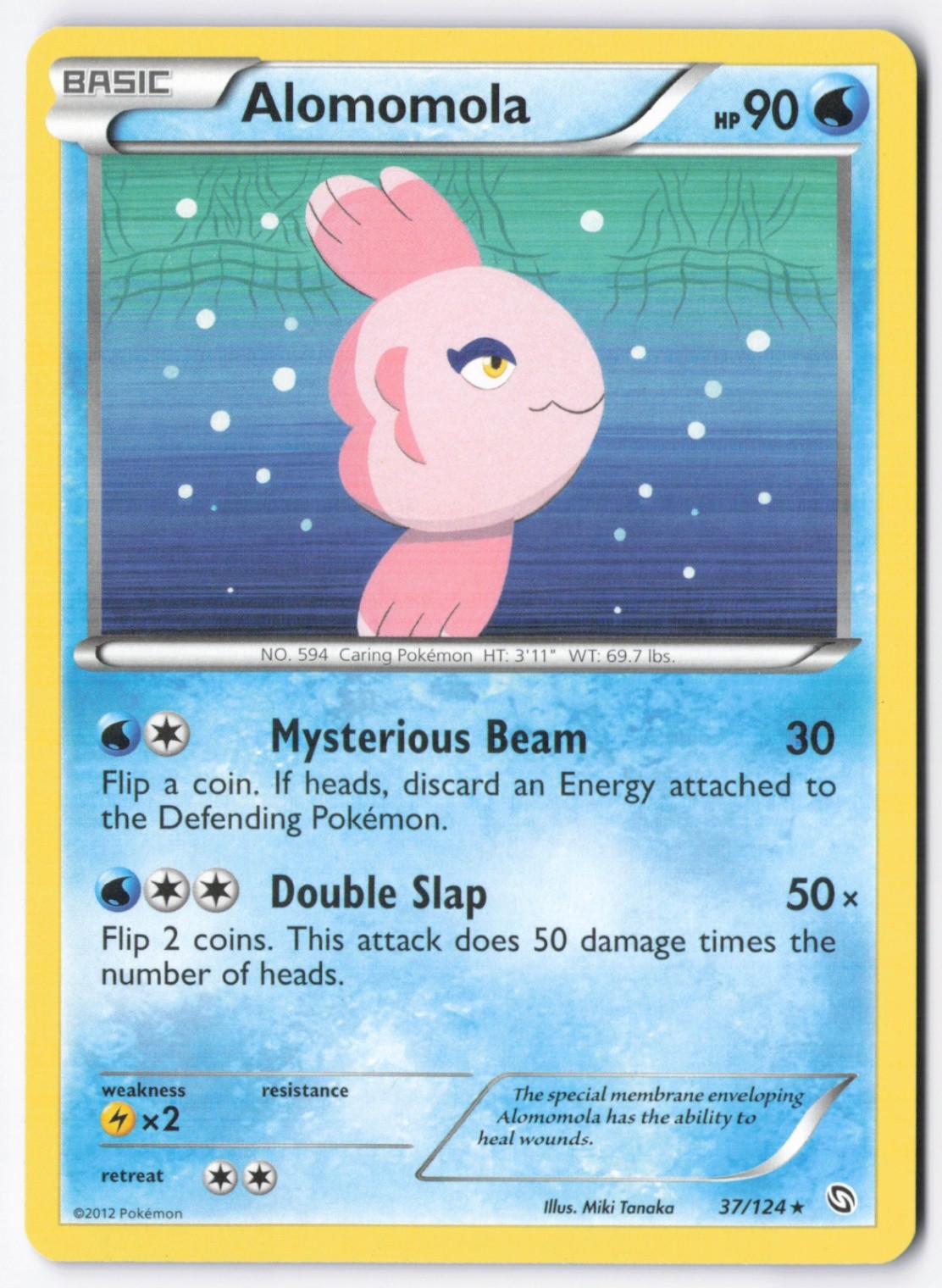 Alomomola Normal Rare Dragons Exalted 37/124 NM