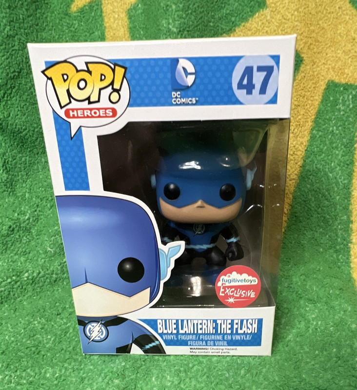Funko Pop! Heroes DC Comics Blue Lantern The Flash #47 Vinyl Figure Exclusive