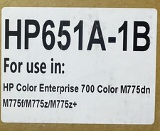 Black HP Toner 651A 700 Color MFP M775 - Open Box Sealed Bag