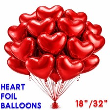 18/32 inch Big Heart Foil Balloons Helium Baloon Party Birthday Wedding