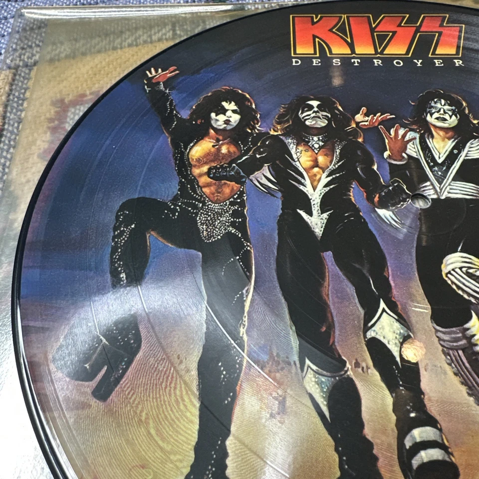 KISS Destroyer 12" Picture Disc Vinyl LP 1986 Dutch STEMRA Press Very Rare #574 - Image 2 of 4