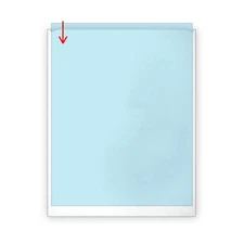 StoreSMART® - 8.5" x 11" Peel & Stick Letter Size Pocket - Crystal-Clear, A