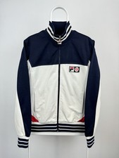 Vintage Fila 100 White Line Track Top Jacket Size M