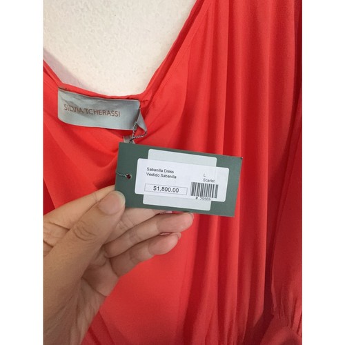 silvia tcherassi sabanilla dress scarlet Large - Picture 9 of 12