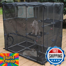 INTURN Catio Outdoor Cat Enclosure Mega Kit for Indoor and Outdoor Use