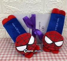 2023 Spiderman Anime Safety Seat Belt Shoulder Sleeve Belts Cover Car Gift New