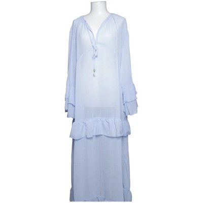 Calliope, Maxikleid, Größe: L, Blau, Polyester, Einfarbig, Damen #Wat