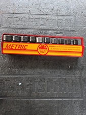 Mac Tools Usa 10pc Metric 10-19mm Xt23y Swivel Impact Socket Set 38 Drive