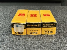 RARE Vintage Kodak Kodacolor II C616 Film Lot Of 3 Exp Oct 1979 Sealed USA LOOK 