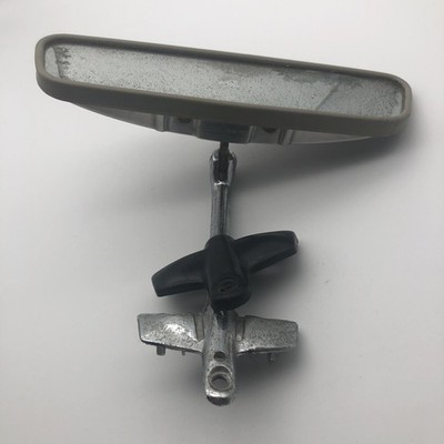 Vintage 60's GM Models 8 Chrome Stainless Rear View Day Night Mirror w/bracket