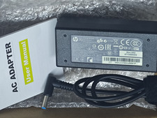 Genuine HP 45W blue tip laptop AC Adapter Power Supply charger 19.5V 741727-001