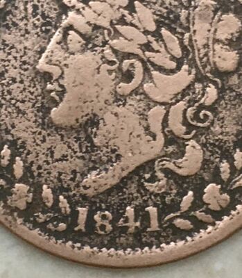【アメリカ1837年頃の代用貨幣(ハードタイムズ・トークン)・銅貨】 Hard times token - Wikipedia