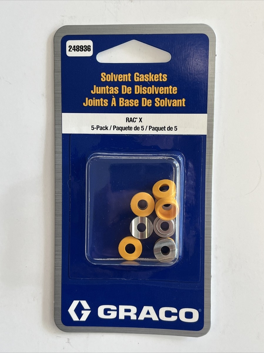 Ｌページ Graco 248936 RAC X Solvent Seals. Pack Of 5. Genuine Graco | eBay