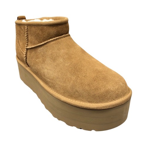 UGG Women's Classic Ultra Mini Platform Chestnut Boots 1135092 - Picture 2 of 8