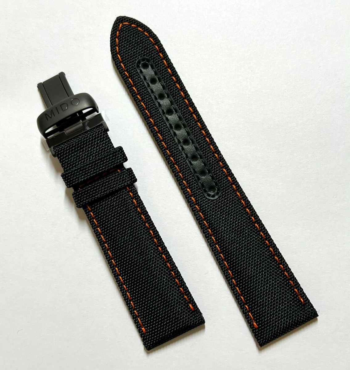 MIDO OCEANSTAR 腕時計 21mmベルト Original MIDO Ocean Star 21mm M026830A Black Rubber Watch