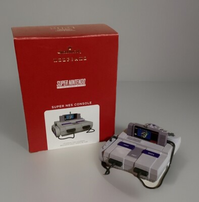 Hallmark Keepsake Nintendo Super NES Console Ornament New In Box  763795705955|