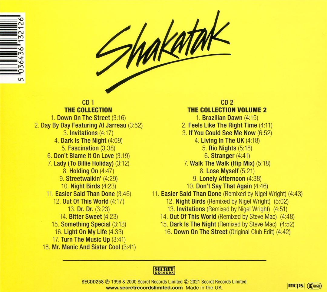 SHAKATAK COLLECTION NEW CD 5036436132126| eBay