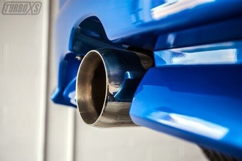 Turbo XS FXT04-RMA for FXT04-RMA for04-08 Forester XT Axle Back 4" Polished Stai - Picture 3 of 8