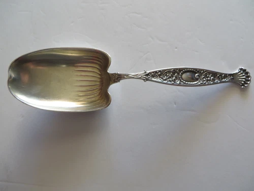Hyperion Whiting Sterling Silver 9" Casserole/Berry Spoon Gold Wash 66g no mono