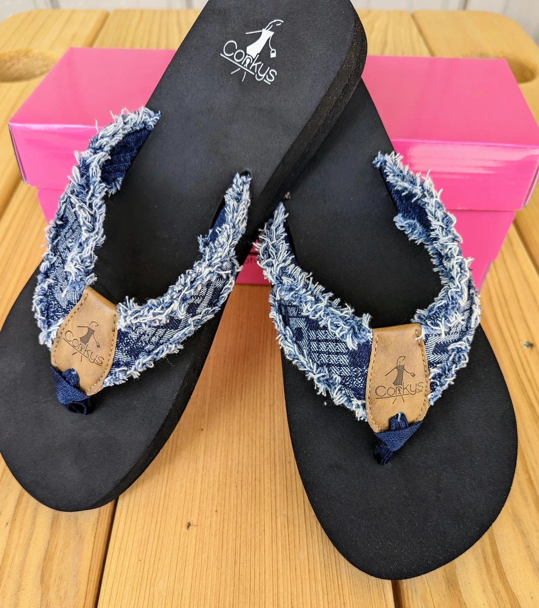 Corky shoes flip best sale flops
