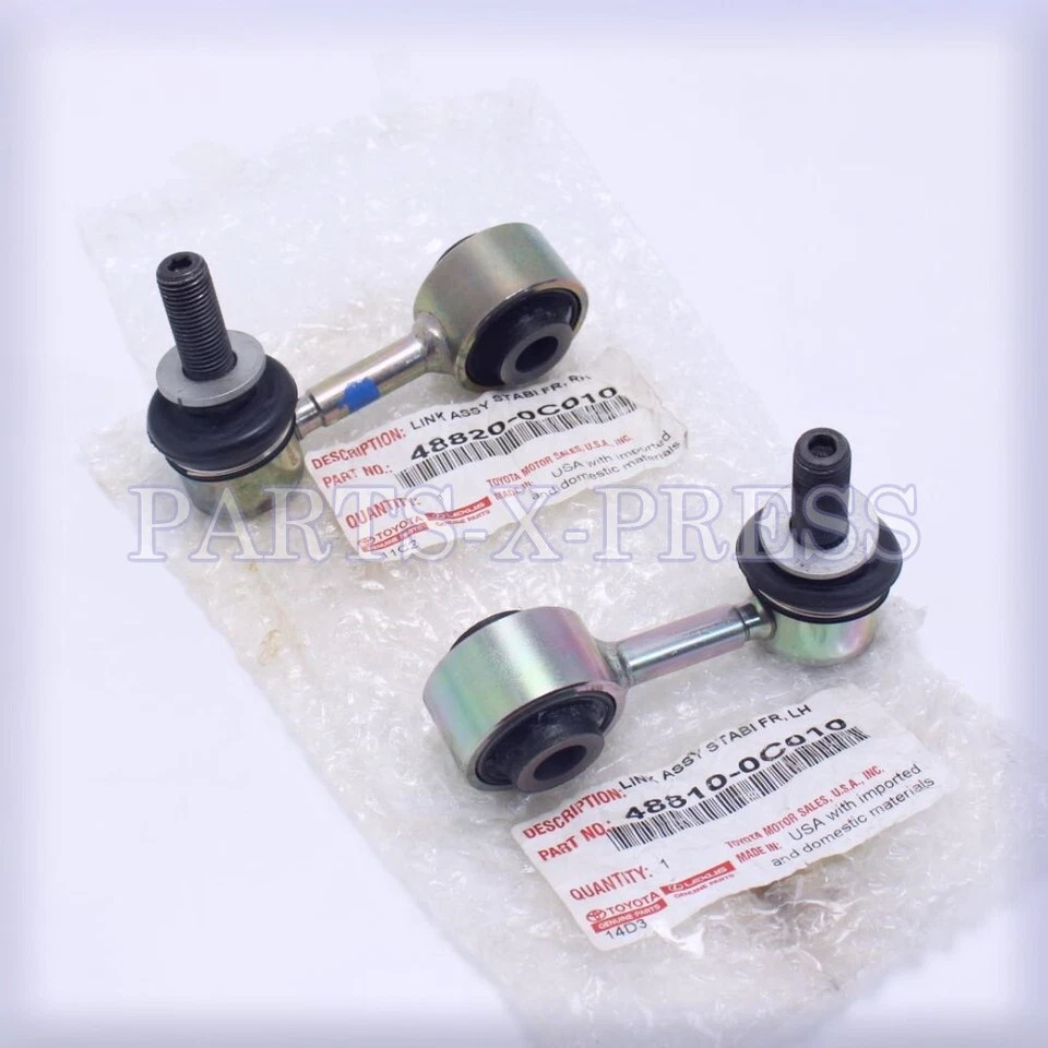 NEW OEM GENUINE TOYOTA TUNDRA SEQUOIA RIGHT & LEFT STABILIZER BAR LINKS SET OF 2 Foto 2 de 4