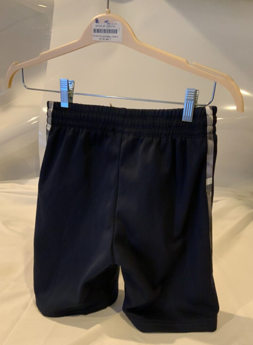 Adidas Kids' Originals Linear Spirit Fleece Shorts, Style# IL9341, Size M, Navy - Picture 4 of 6