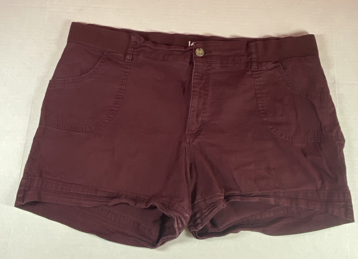 Lee RIDERS MIDRISE UTILITY Cotton SHORTS Womens size 20 MEDIUM