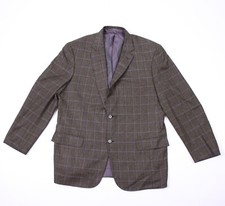Brioni Colosseo Cashmere Silk Blazer Two Button Mens Made in Italy size 55R