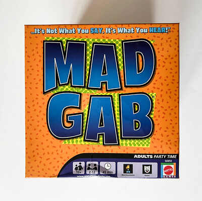 Mad Gab Party Game - Complete