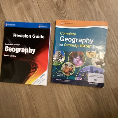 Complete Geography for Cambridge IGCSE, unused cd plus REVISION GUIDE