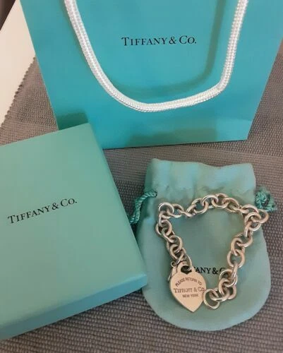 Bracciali di metalli preziosi senza pietre Tiffany & Co. in argento