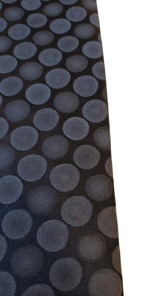 Галстук DOCKERS мужской стойкий к пятнам 100% шелк синий круг геометрический б/у в отличном состоянии - Изображение 2 из 4