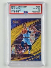 2019-20 Panini Select Ja Morant Rookie Gold Wave Prizm Courtside PSA 10 🔥