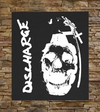 Discharge BACK Patch - Anarcho Crust Punk The Exploited Doom Anti-Cimex Amebix