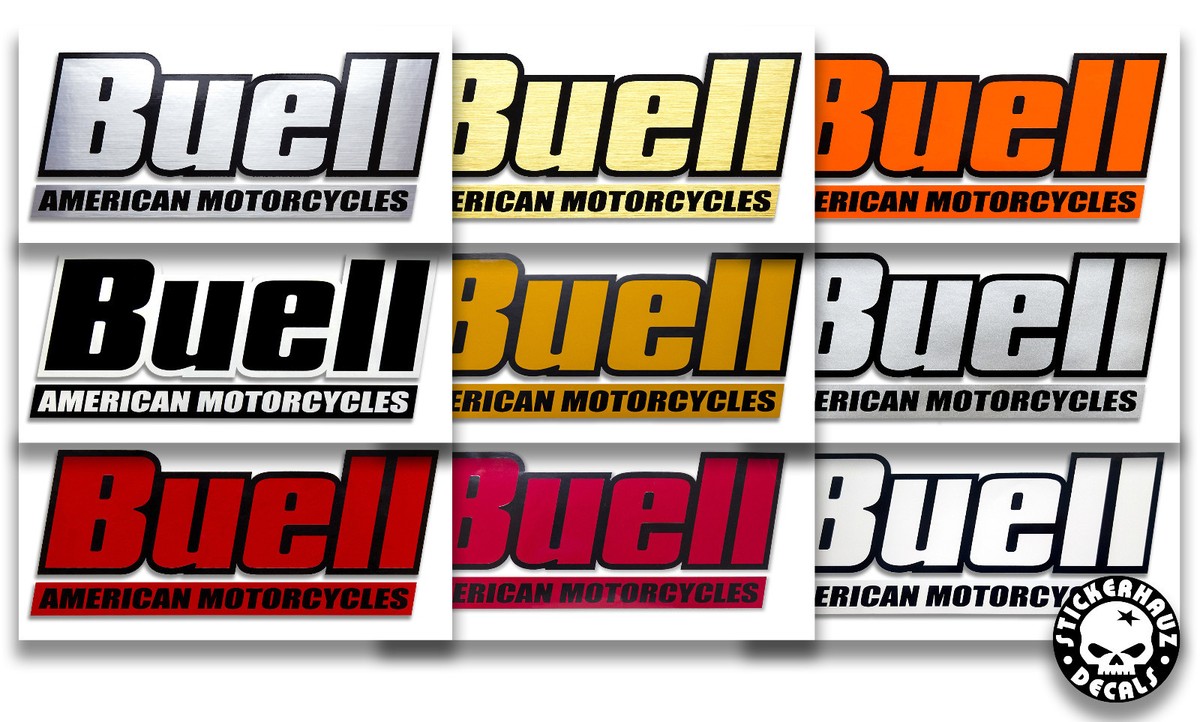 Buell gas tank / air box decals, pair, many colors # 230 | eBay