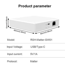 NEW Matter Thread Hub Zigbee Smart Home Bridge Matter Gateway Hub voice control