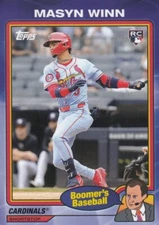 MASYN WINN TOPPS CHRIS BERMAN X BOOMER'S BASEBALL ROOKIE RC CARDINALS #53 2024