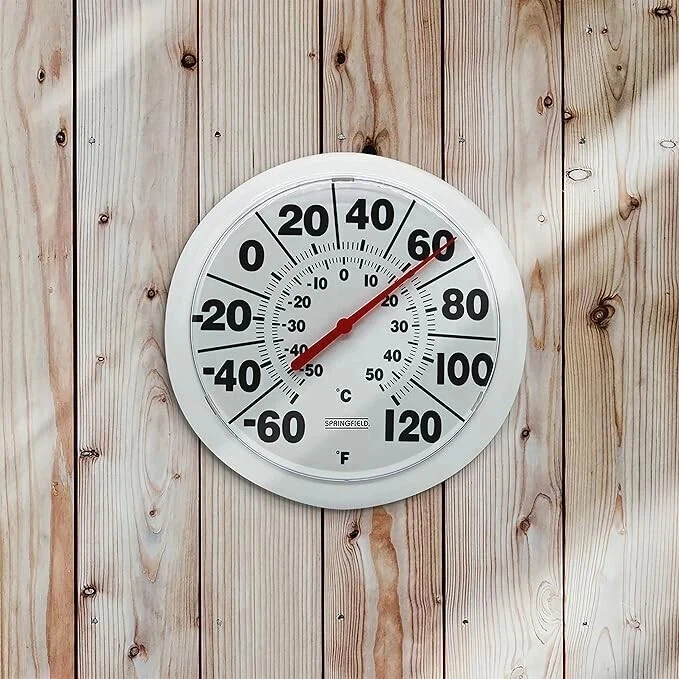 Springfield Indoor Outdoor Big and Bold Dial Thermometer, Wireless Thermometer w - Image 3 of 4