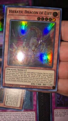 Hieratic Dragon of Eset GFTP-EN049 Ghosts from the Past 1st Edition