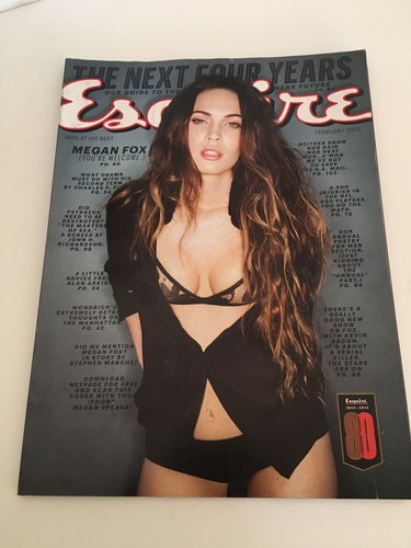 Esquire - Megan Fox -Lauren Cohan Barack Obama February 2013