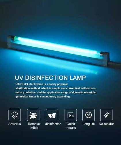 UVC UV Light Ozone Sterilize Germicidal Lamp Home Disinfection with Ozone - Picture 7 of 7