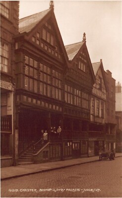 CHESTER BISHOP LLOYDS PALAST RICHTER FOTO POSTKARTE Nr. 12213 Motor Car