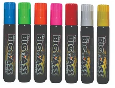 7 pc Big glASS Autowriter Marker Car Paint Marker Washable Dealership Automotive