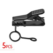 Ey-j03 5pcs 6mm Wired Mic Microphone Tie Clip G8i9