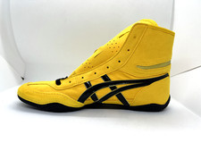 asics Boxing Wrestling Shoes Yellow Black Line Gold 1083A001 EX-EO NEW TWR900