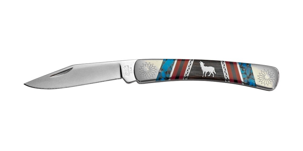 Buck 704Y Custom Yellowhorse Coyote Folding Hunter Knife W Buck 704Y Custom Yellowhorse Coyote Folding Hunter Knife W