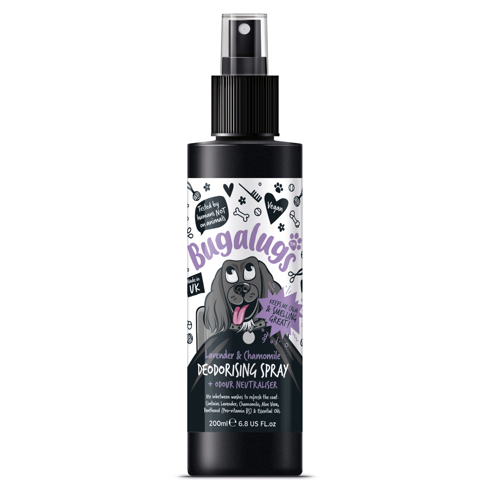 Bugalugs Hunde Parfüm-Deo verschiedene Düfte 200ml
