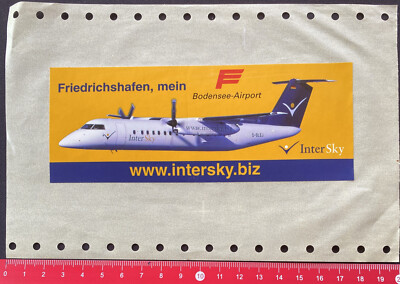 Sticker/Decal: Friedrichshafen Airport Lake Constance Intersky (O5-13-43-1$)