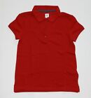 Gap Girls Red Short Sleeve School Uniform Polo Shirt Regular Size 8 Medium