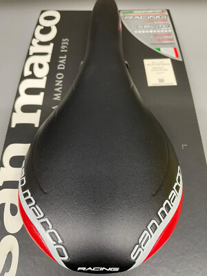 Selle San Marco Saddle Zoncolan (Pce) Black Red/White Red/White